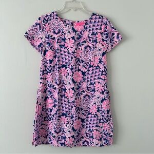Lilly Pulitzer Blanca Stretch Romper in Indigo Love You Bunches
